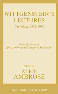 Wittgenstein's Lectures : Cambridge, 1932-1935