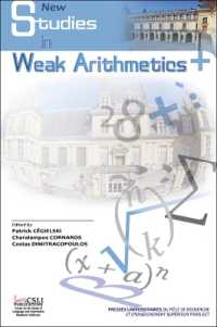 New Studies in Weak Arithmetics (Lecture Notes)