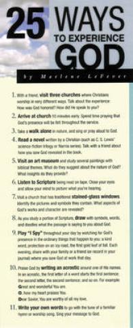 25 Ways to Experience God 50-pack （CRDS）