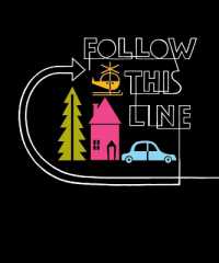 Follow This Line （Board Book）