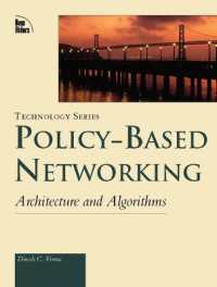 Policy-Based Networking : Architecture and Algorithms
