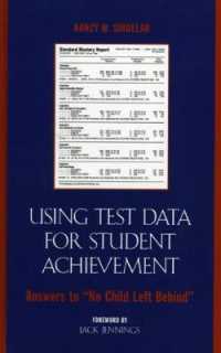 Using Test Data for Student Achievement : Answers to 'No Child Left Behind'