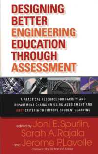 Designing Better Engineering Education through Assessment : A Practical Resource for Faculty and Department Chairs on Using Assessment and ABET Criteria to Improve Student Learning