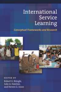 International Service Learning : Conceptual Frameworks and Research