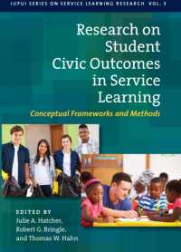 Research on Student Civic Outcomes in Service Learning : Conceptual Frameworks and Methods
