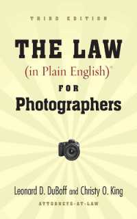 The Law (in Plain English) for Photographers (In Plain English) （3RD）