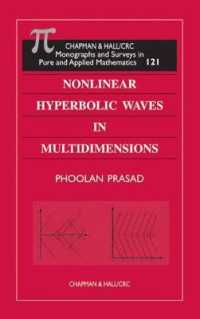 Nonlinear Hyperbolic Waves in Multidimensions (Chapman and Hall /crc Monographs and Surveys in Pure and Applied Mathematics)