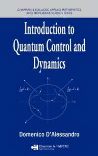 Introduction to Quantum Control and Dynamics (Advances in Applied Mathematics)