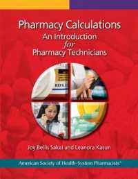 Pharmacy Calculations : An Introduction for Pharmacy Technicians