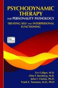 Psychodynamic Therapy for Personality Pathology : Treating Self and Interpersonal Functioning