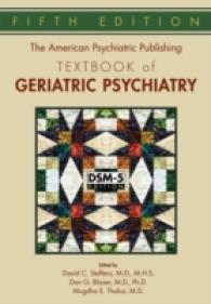 American Psychiatric Publishing Textbook of Geriatric Psychiatry -- Hardback （5 Revised）