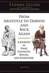 From Aristotle to Darwin and Back Again : A Journey in Final Causality, Species, and Evolution