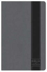 Holy Bible : NTV, Biblia del Pescador, Gris Metalico, Simil Piel （LEA）
