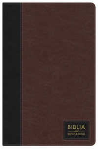 Holy Bible : NTV Siena Oscuro, Simil Piel de Lujo, Biblia del Pescador, con Indice （LEA）