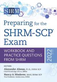 Preparing for the SHRM-SCP® Exam Volume 2022 : Workbook and Practice Questions from SHRM