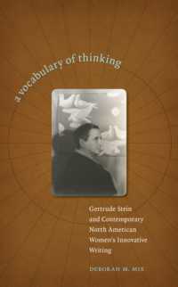 A Vocabulary of Thinking : Gertrude Stein and Contemporary North American Women's Innovative Writing
