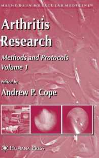 Arthritis Research : Methods and Protocols (Methods in Molecular Medicine) 〈1〉
