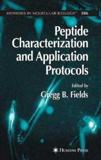 Peptide Characterization and Application Protocols (Methods in Molecular Biology)