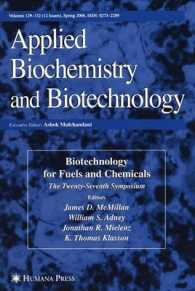Twenty-seventh Symposium on Biotechnology for Fuels and Chemicals (Abab Symposium) -- Hardback