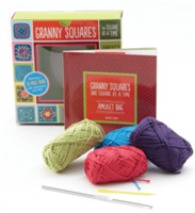 Granny Squares, One Square at a Time Amulet Bag : Creative Craft Kit, Includes Hook and Yarn for Making Two Amulet Bag Necklaces （BOX TOY/PA）