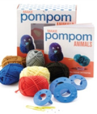 Make Pompom Animals : Creative Craft Kit, Includes Yarn, Templates, and Instructions for Making Birds, Butterflies, Ladybugs, and Hedgehogs （BOX）