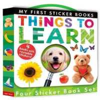 My First Sticker Book (4-Volume Set) : Things to Learn (My First) （ACT BOX CS）