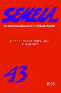 Semeia 43 : Genre, Narrativity, and Theology