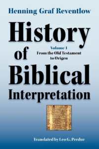 History of Biblical Interpretation, Vol. 1 : From the Old Testament to Origen
