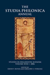 Studia Philonica Annual, XVIII, 2006