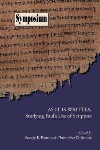 As It Is Written : Studying Paul's Use of Scripture