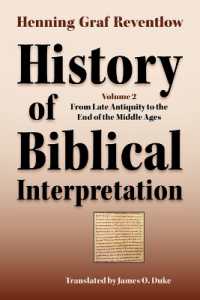 History of Biblical Interpretation, Vol. 2 : From Late Antiquity to the End of the Middle Ages