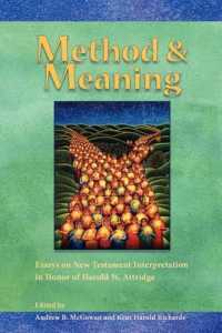 Method and Meaning : Essays on New Testament Interpretation in Honor of Harold W. Attridge