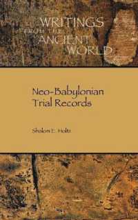 Neo-Babylonian Trial Records (Writings from the Ancient World)