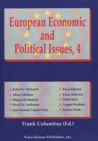 European Economic & Political Issues, Volume 4 -- Hardback 〈4〉