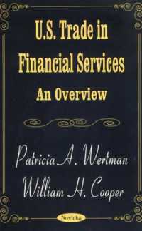 Us Trade in Financial Services : An Overview -- Paperback / softback