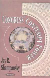 Congress' Contempt Power -- Paperback / softback