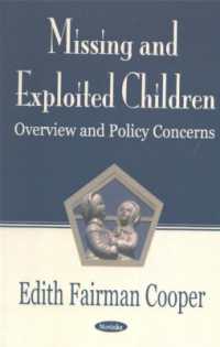Missing & Exploited Children : Overview & Policy Concerns -- Paperback / softback