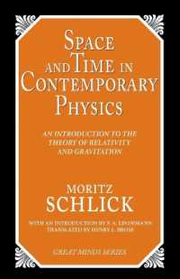 Space and Time in Contemporary Physics : An Introduction to the Theory of Relativity and Gravitation