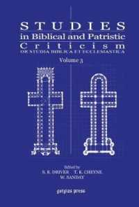 Studies in Biblical and Patristic Criticism (Vol 3) : Or Studia Biblica et Ecclesiastica