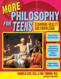 More Philosophy for Teens : Examining Reality and Knowledge (Grades 7-12) -- Paperback / softback