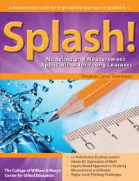 Splash! : Modeling and Measurement Applications for Young Learners in Grades K-1 -- Paperback / softback