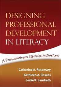 Designing Professional Development in Literacy : A Framework for Effective Instruction (Solving Problems in Teaching of Literacy)