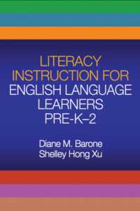 Literacy Instruction for English Language Learners Pre-K-2 (Solving Problems in the Teaching of Literacy)