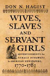 Wives, Slaves, and Servant Girls : Advertisements for Female Runaways in American Newspapers, 1770-1783