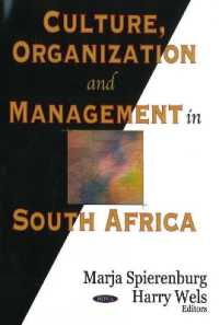 Culture, Organization & Management in South Africa -- Paperback / softback