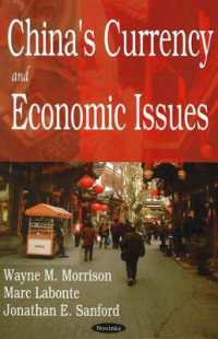China's Currency & Economic Issues -- Paperback / softback