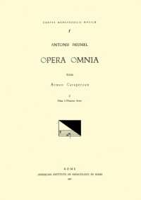 CMM 5 Antoine Brumel (Ca. 1460-Ca. 1515), Missa l'Homme Arme', Edited by Armen Carapetyan : Volume 5 (Corpus Mensurabilis Musicae)