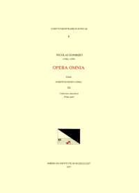 Nicolas Gombert, Ca. 1500-ca. 1556, Opera Omnia : Cantiones Saeculares, Prima Pars (University of Chicago Monographs in Medicine) 〈11〉