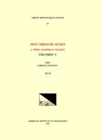 CMM 64 Pietro Giovanelli (Compiler), Novus Thesaurus Musicus (1568). Vol. V, Edited by Albert Dunning, in Two Parts. Pars 2 : Volume 64 (Corpus Mensurabilis Musicae)