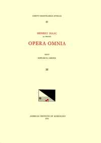 CMM 65 Heinrich Isaac (Ca. 1450-1517), Opera Omnia, Edited by Edward R. Lerner. Vol. III [Alternatim Masses for Five Voices, II] : Volume 65 (Corpus Mensurabilis Musicae)